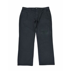 Travis Mathew Mens Pants Stretch Golf Straight 36x29 Lightweight Black